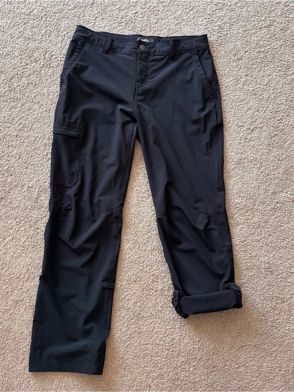 REI Co-op Pants Womens 6 Petite Roll-Up Black Outdoor Hiking NWOT